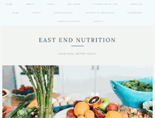 Tablet Screenshot of eastendnutrition.com